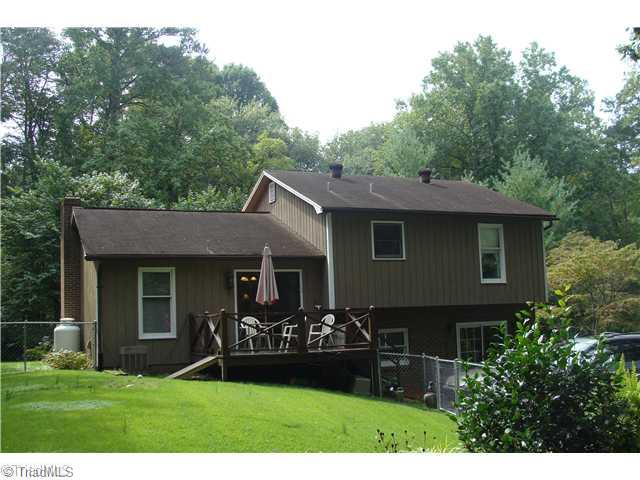 240 Country Club Road Mount Airy, NC 27030 - Photo 3 of 16 Exterior Back. Deck Off of Dining Room