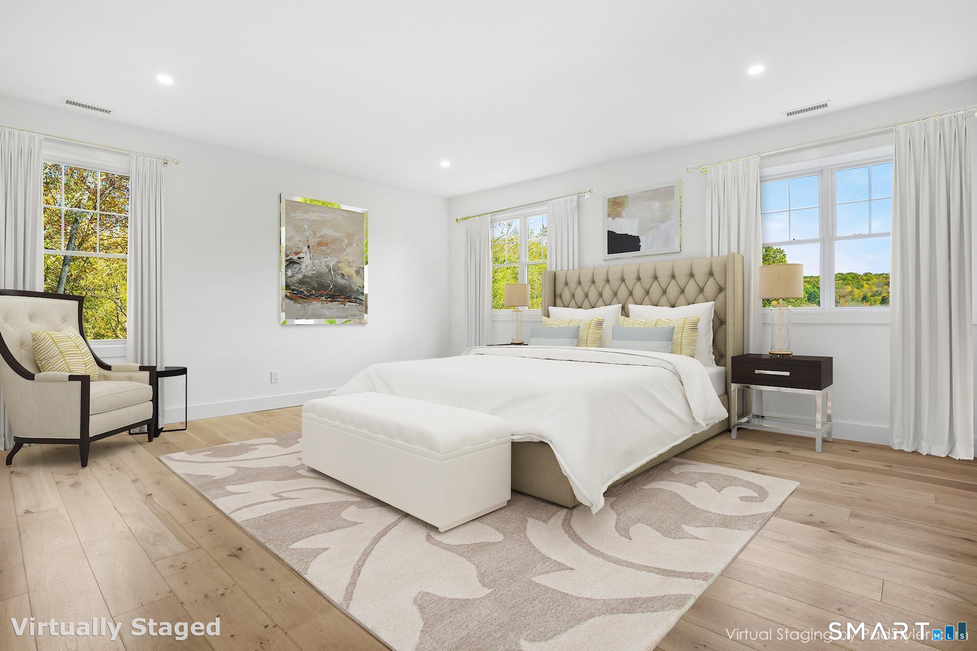 309 South Britain Road Southbury, CT 06488 - Photo 12 of 25 primary bedroom showing walk-in closet and full bath