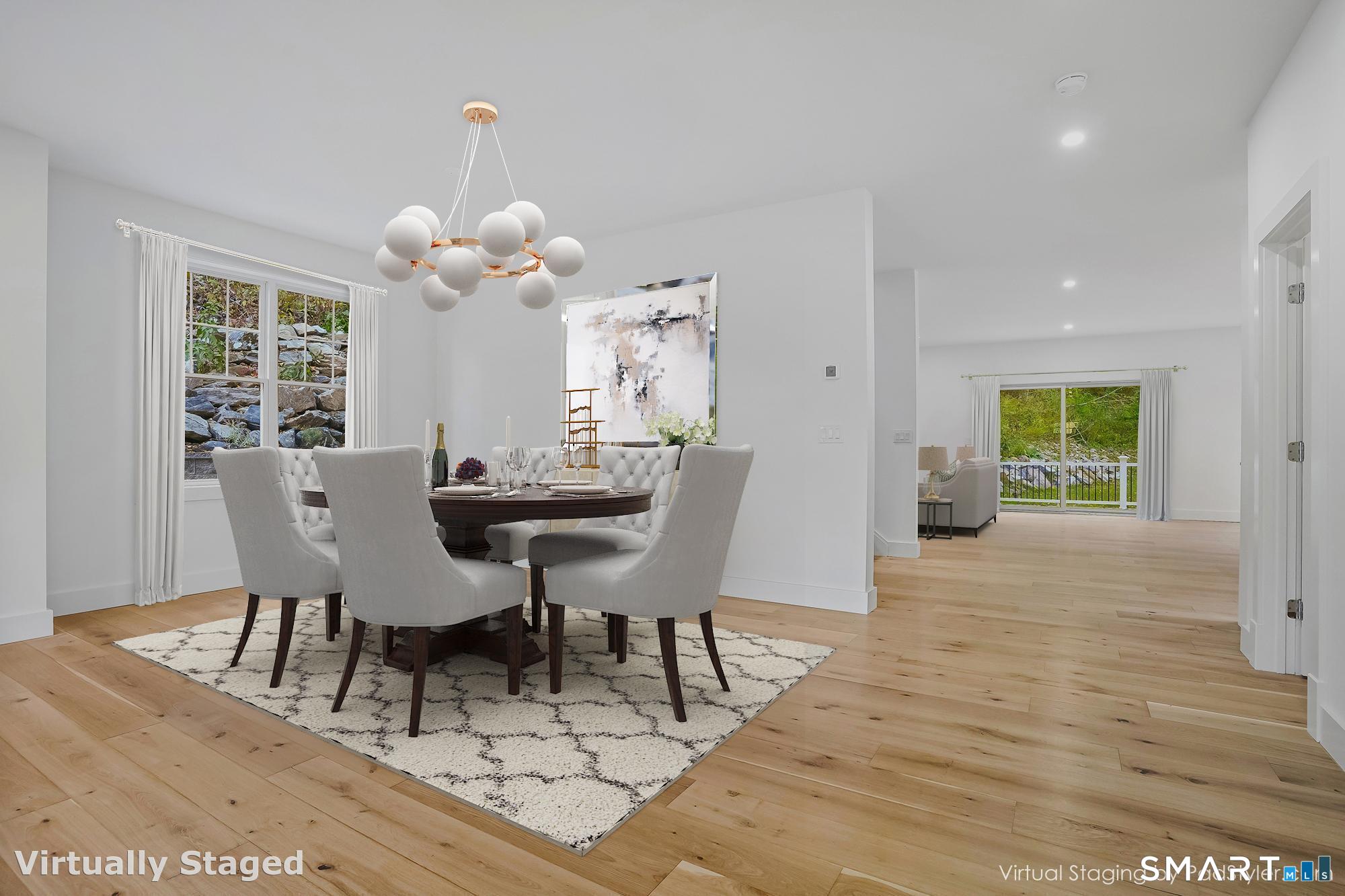 309 South Britain Road Southbury, CT 06488 - Photo 4 of 25 Dining room showing entry to the kitchen/family room area