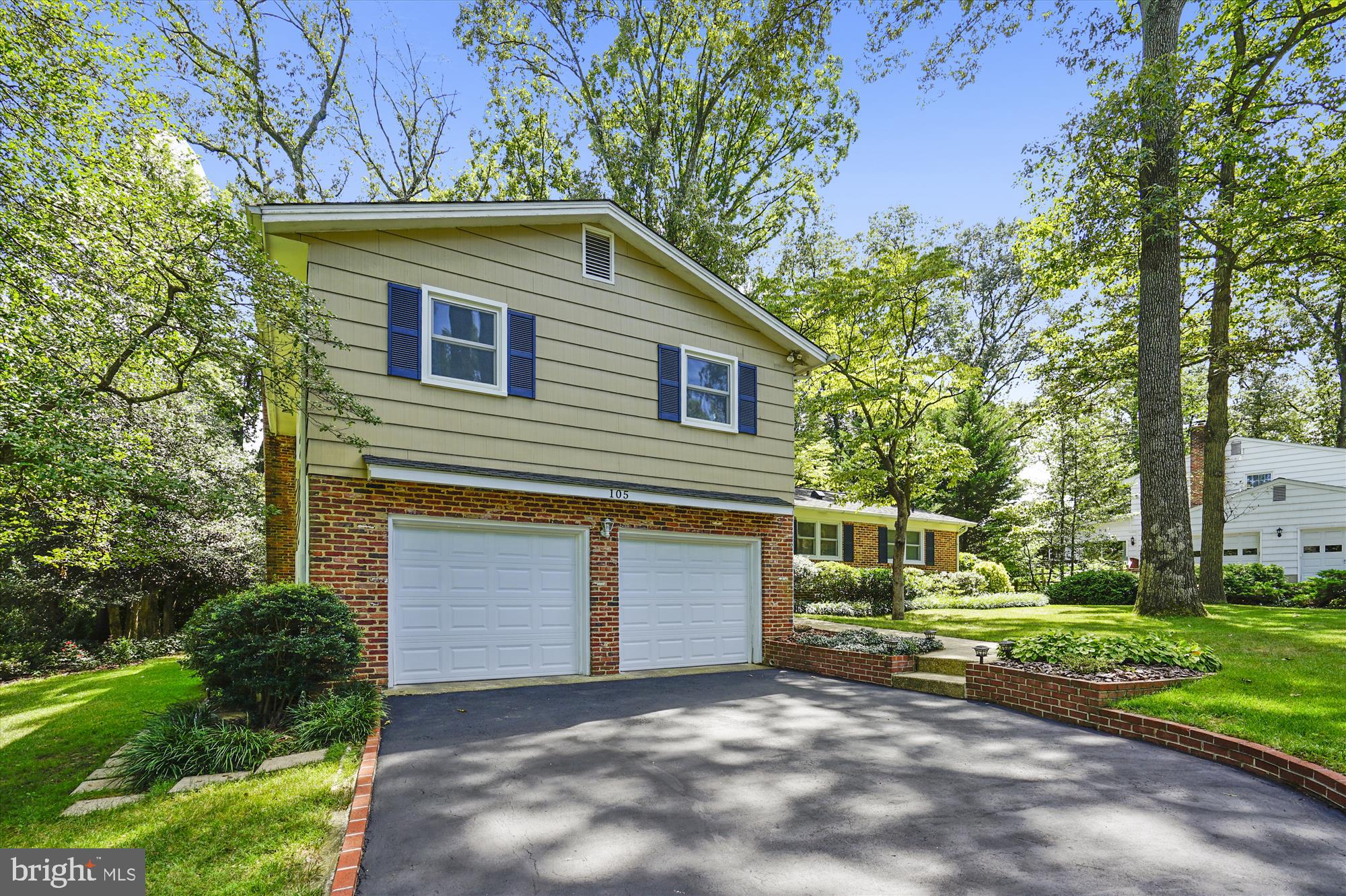 105 Stauffer Road Severna Park, MD 21146 - Photo 60 of 68 2 car garage with freshly sealed driveway