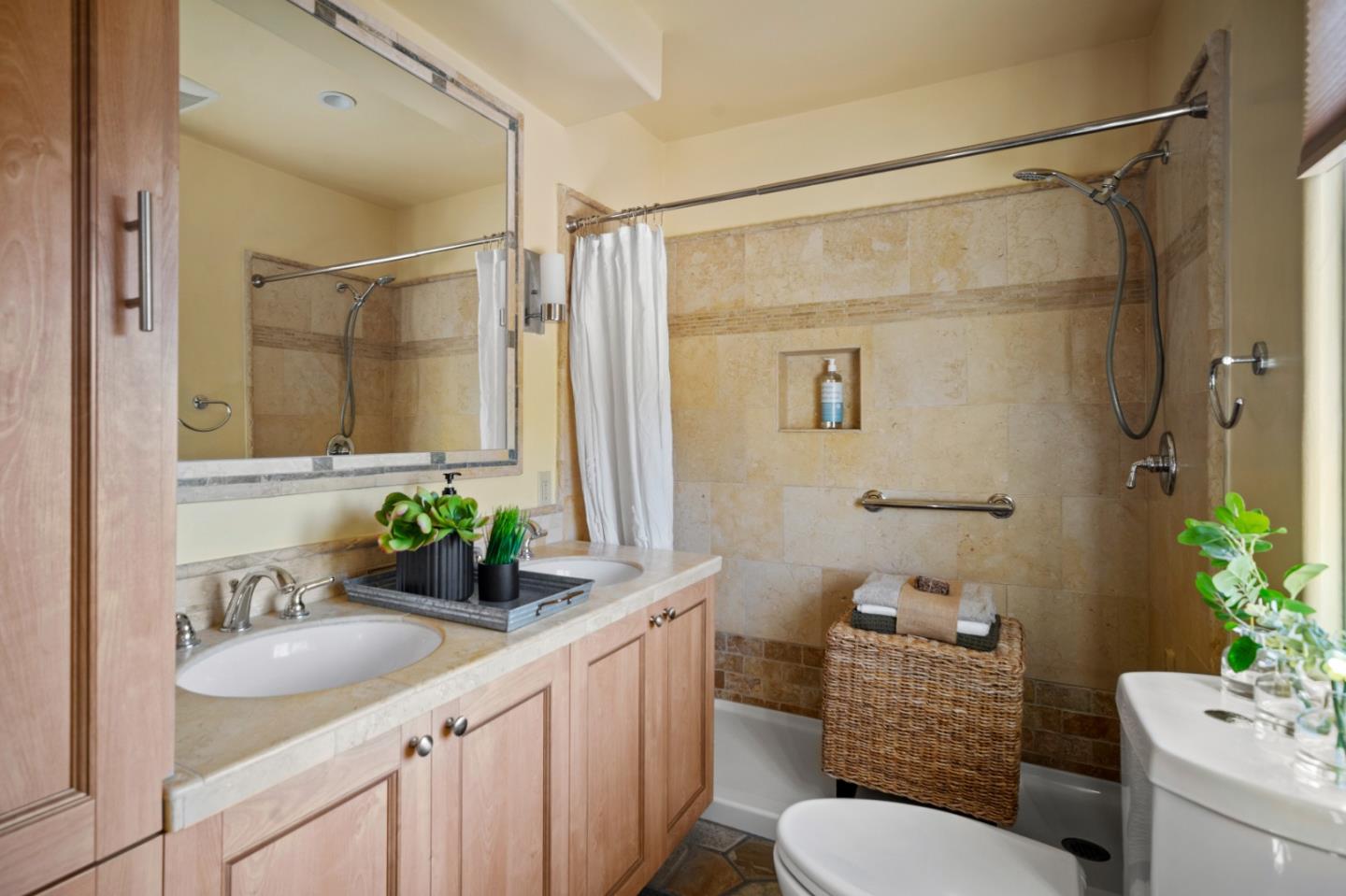 1717 Harding Street Seaside, CA 93955 - Photo 18 of 28 a bathroom with a sink toilet and shower