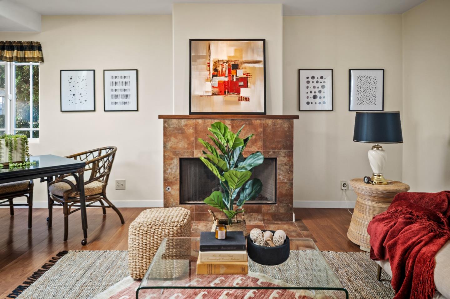 1717 Harding Street Seaside, CA 93955 - Photo 9 of 28 a living room with furniture potted plant and wooden floor