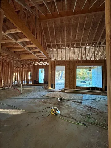 a view of a house with garage