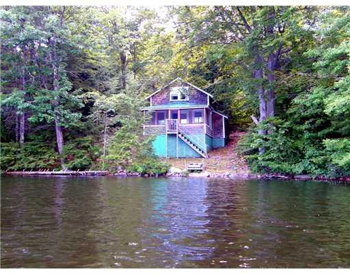 851 Meadow Road Casco, ME 04015 - Photo 1 of 18 Exterior Front. Camp sits close to...
