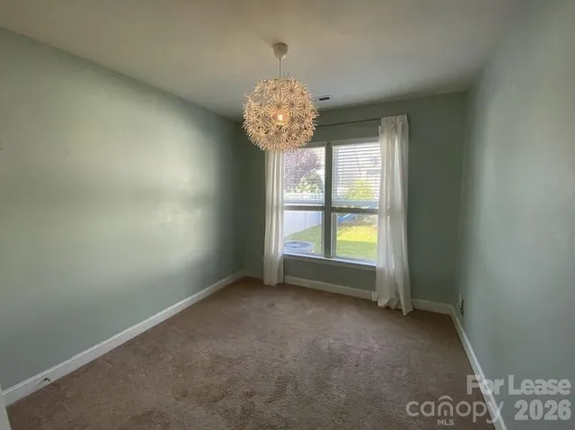 a view of room with window