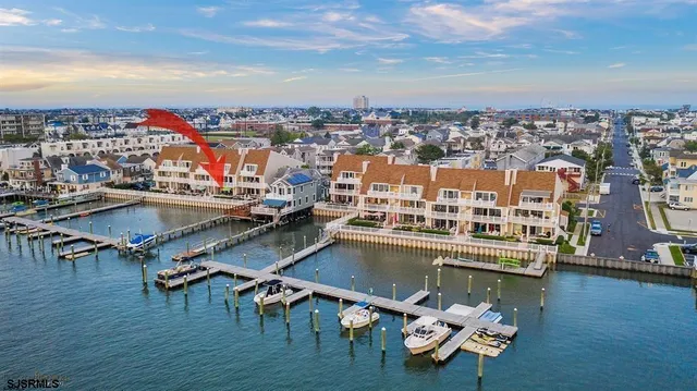 a view of a city with tall buildings