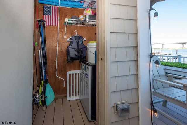 a view of balcony and deck