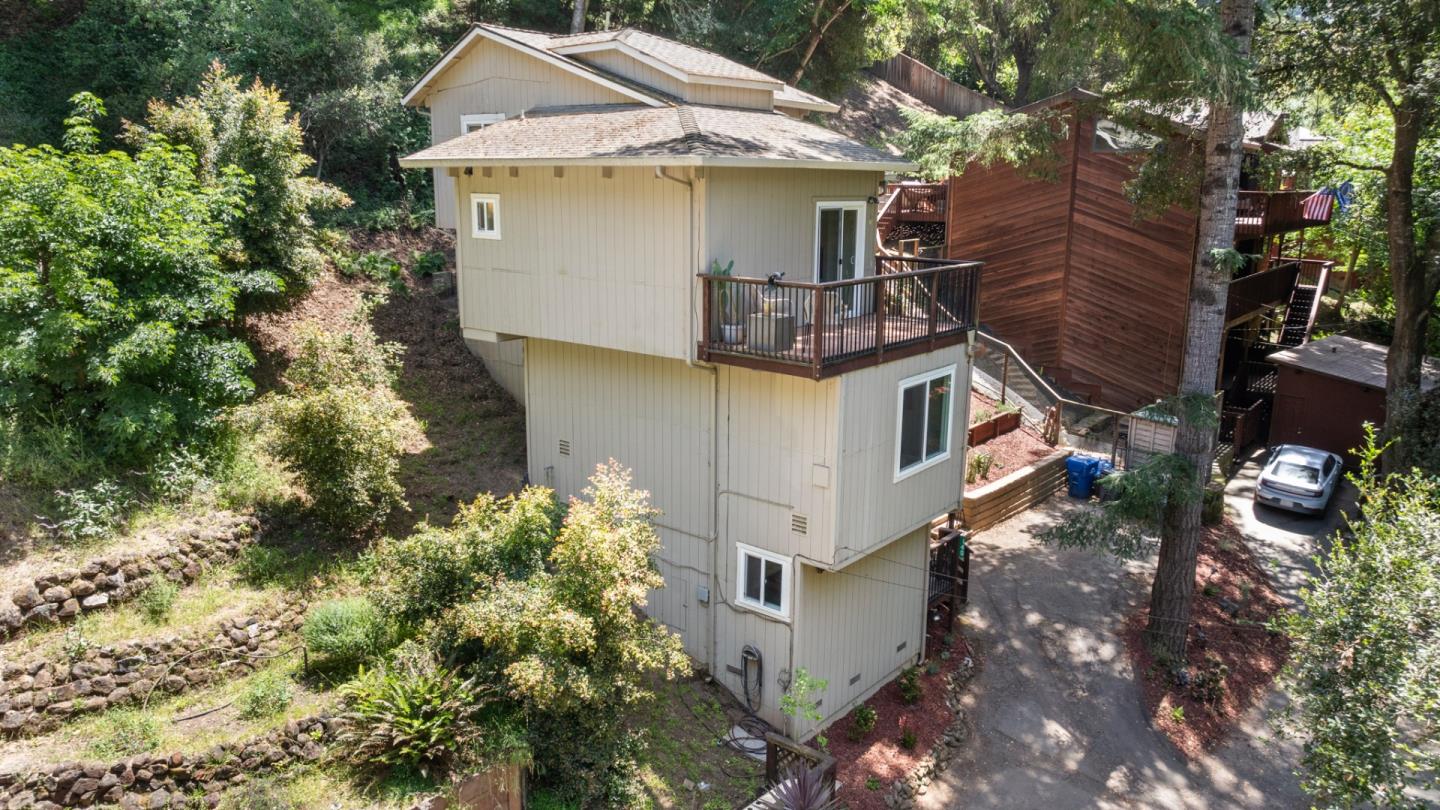 140 Baker Road Aptos, CA 95003 - Photo 54 of 62 a view of a house with a yard