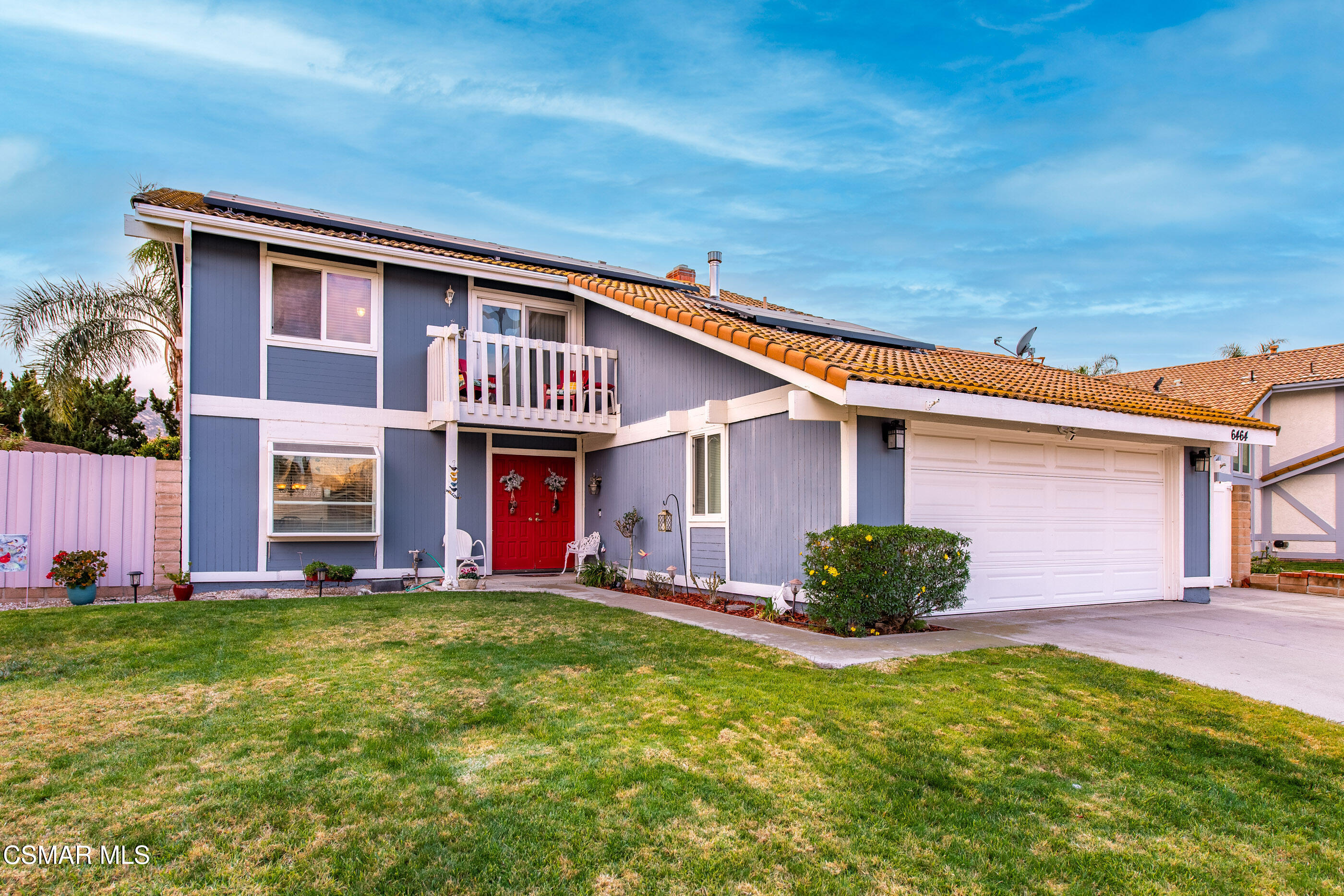 6464 Hazel Circle Simi Valley, CA 93063 - Photo 5 of 42 a front view of house with yard and garage