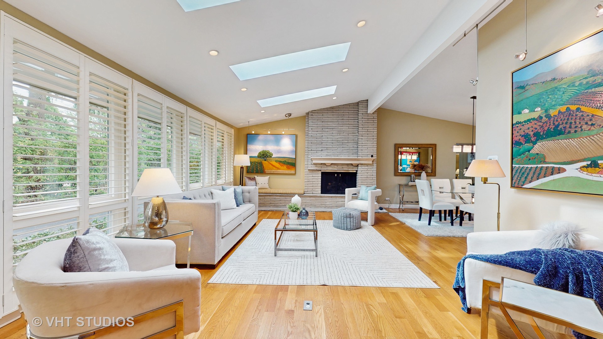 1321 Sheridan Road Wilmette, IL 60091 - Photo 5 of 36 a living room with fireplace furniture and a large window
