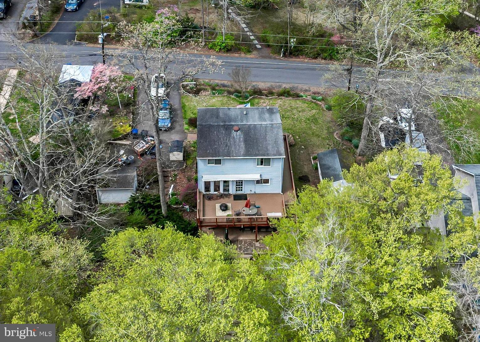 7809 Lake Drive Manassas, VA 20111 - Photo 36 of 44 an aerial view of a house with garden space and street view