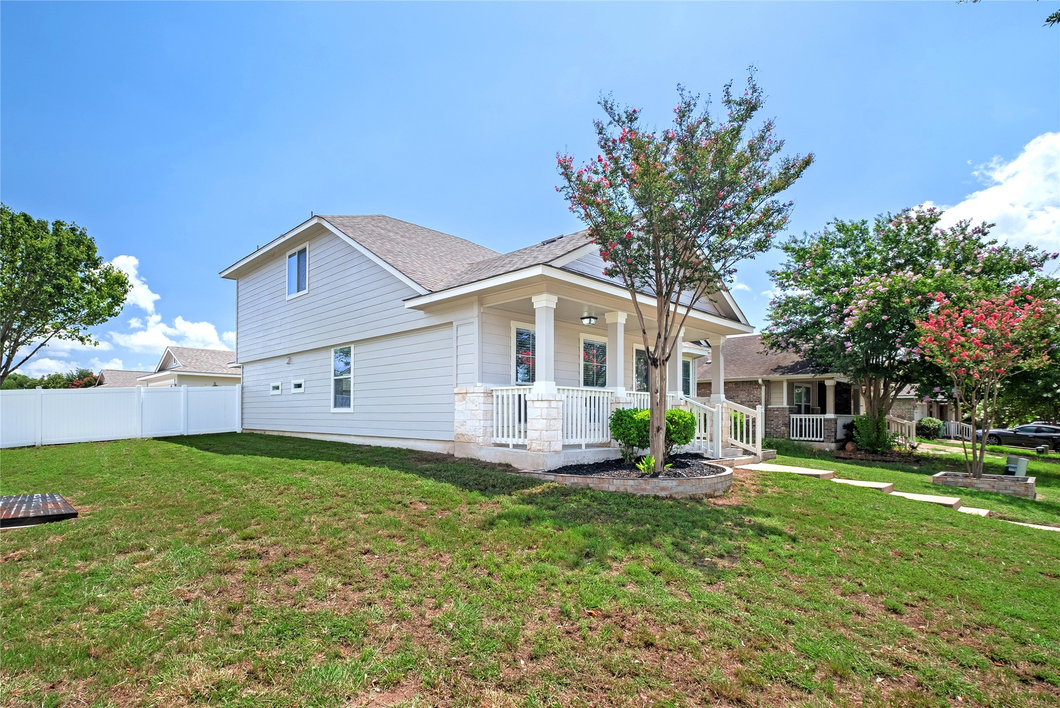1400 Portchester Castle Path Pflugerville, TX 78660 - Photo 3 of 40 View of front of property featuring a porch