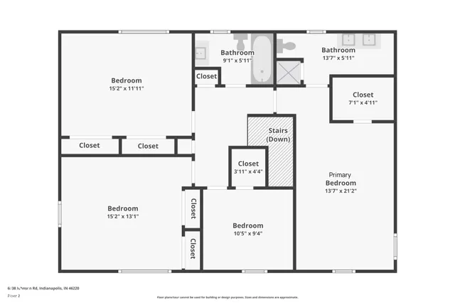 $2,845 | 6838 Johnson Road, Indianapolis, IN 46220