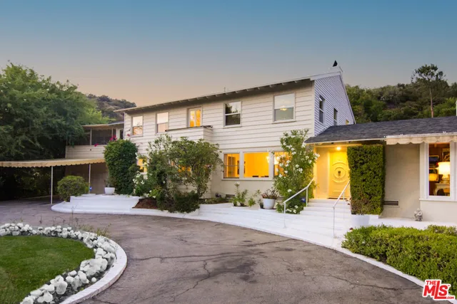 a view of a house with a patio