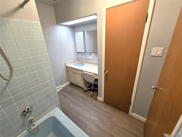 a view of an empty room