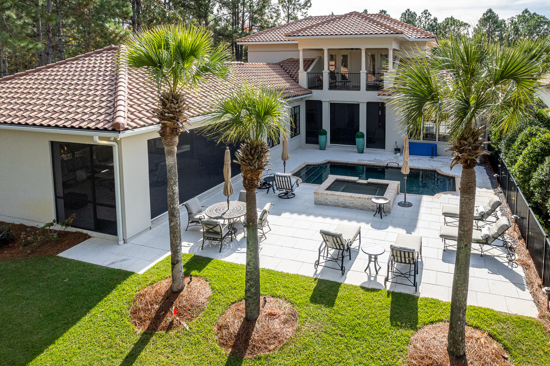 3435 Burnt Pine Lane Miramar Beach, FL 32550 - Photo 5 of 63 a front view of a house with garden