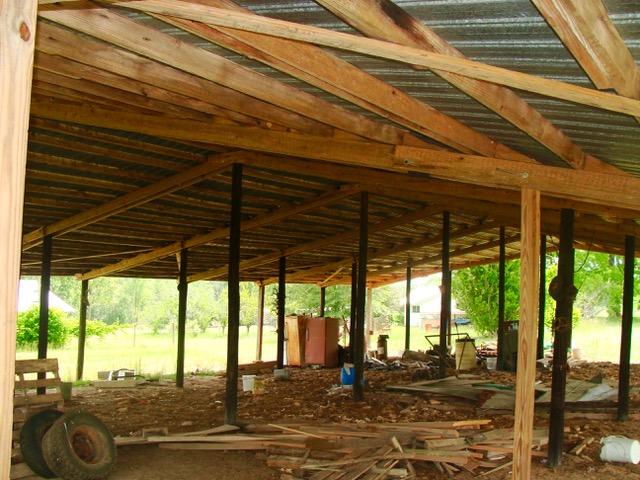 592 Mims Road DeFuniak Springs, FL 32433 - Photo 12 of 67 Pole Barn Interior