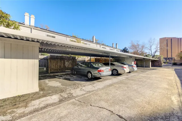 a view of a cars parking space