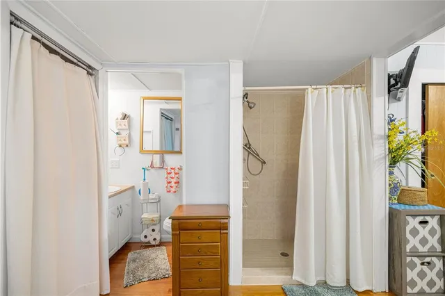 a view of walk in closet