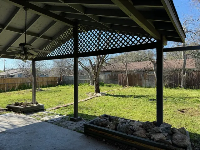 a view of a two room and swimming pool