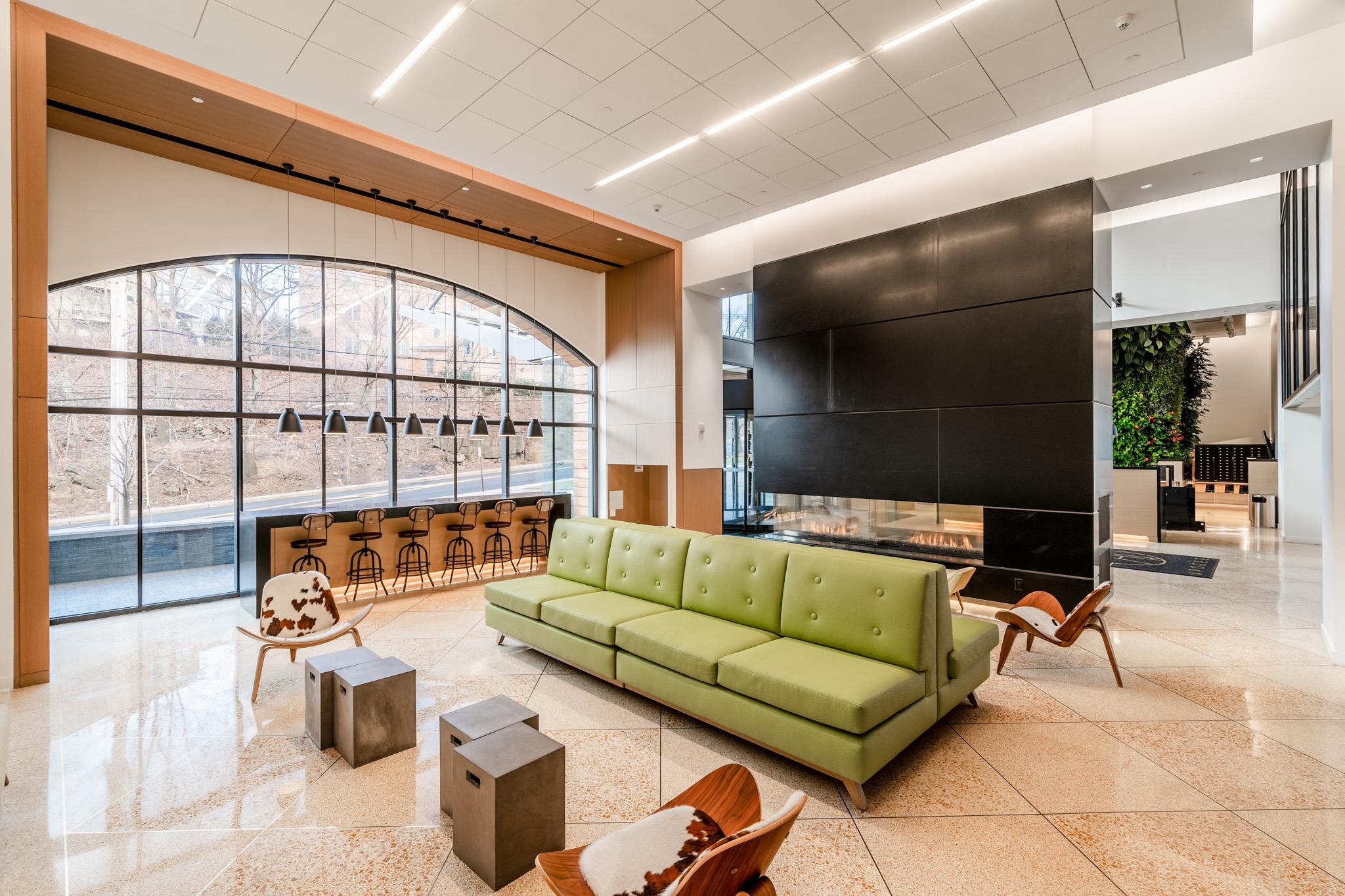 250 Gorge Road, Unit 12K Cliffside Park, NJ 07010 - Photo 17 of 18 a living room with furniture and a large window