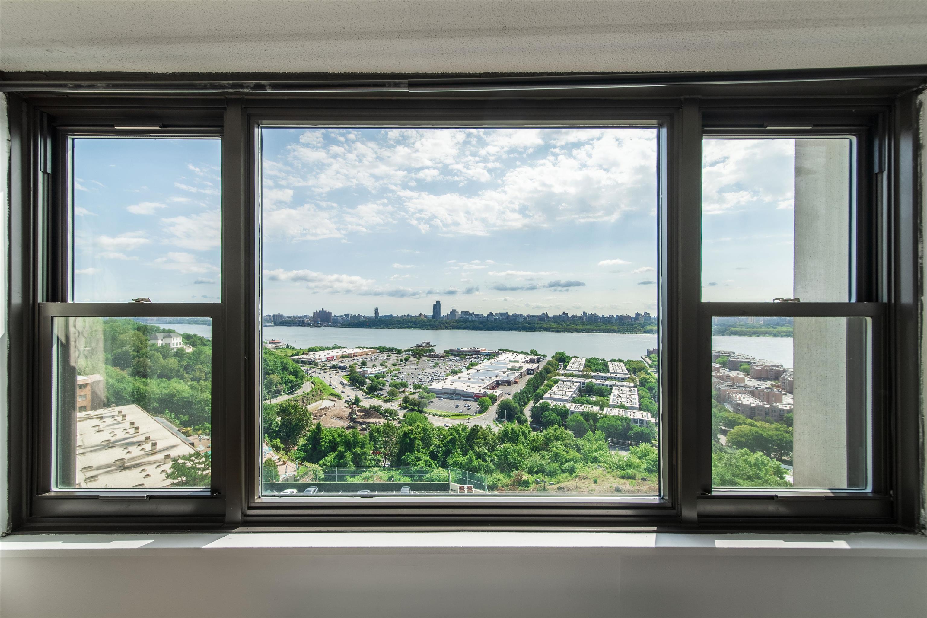 250 Gorge Road, Unit 12K Cliffside Park, NJ 07010 - Photo 5 of 18 a view of a garden from a window