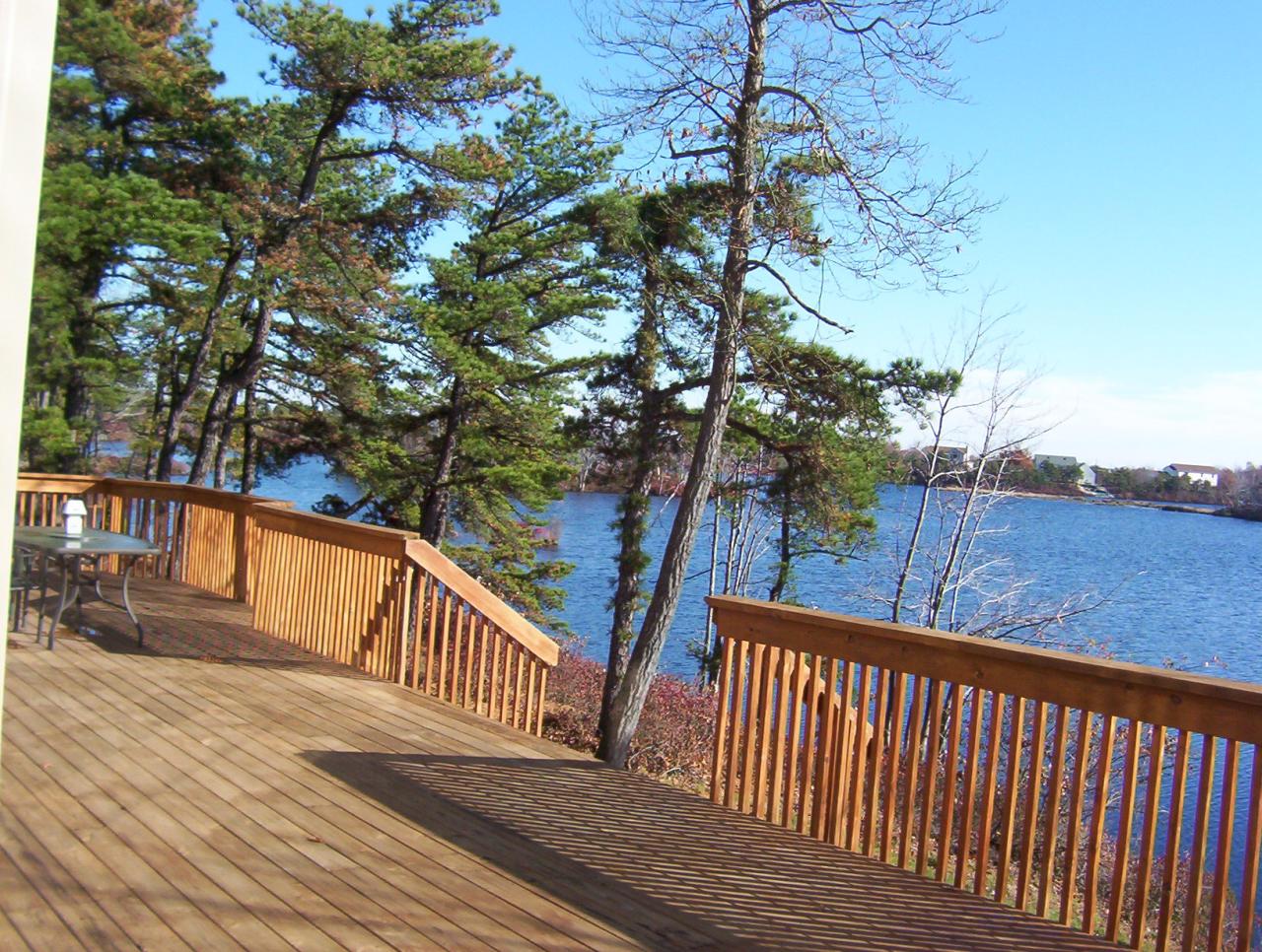 735 Mountaintop Lake Road Long Pond, PA 18334 - Photo 24 of 27 Deck w/ Lake