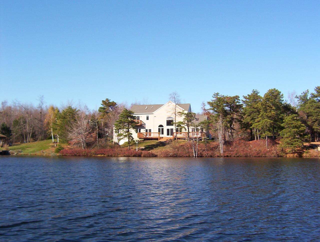 735 Mountaintop Lake Road Long Pond, PA 18334 - Photo 25 of 27 View from Boat in the Lake