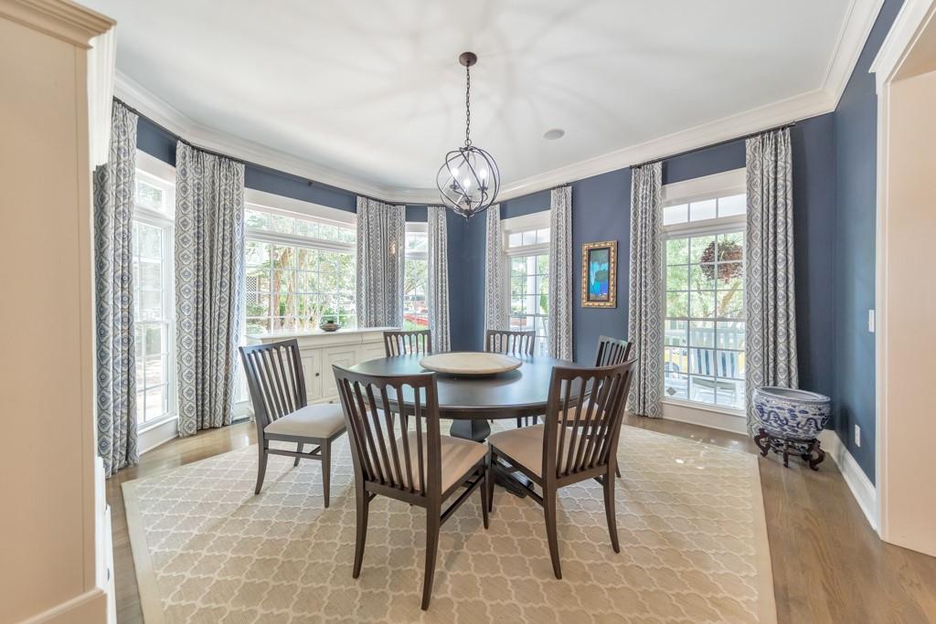3901 Hazelhurst Drive Northeast Marietta, GA 30066 - Photo 12 of 79 a view of a dining room with furniture window and outside view
