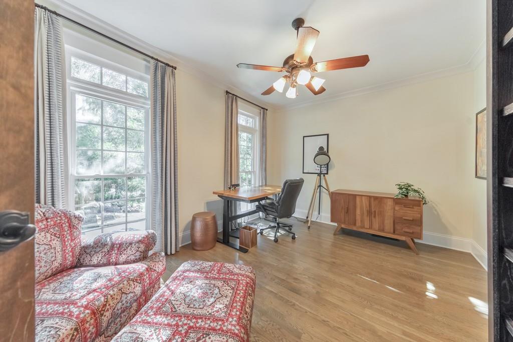 3901 Hazelhurst Drive Northeast Marietta, GA 30066 - Photo 15 of 79 a living room with furniture and wooden floor