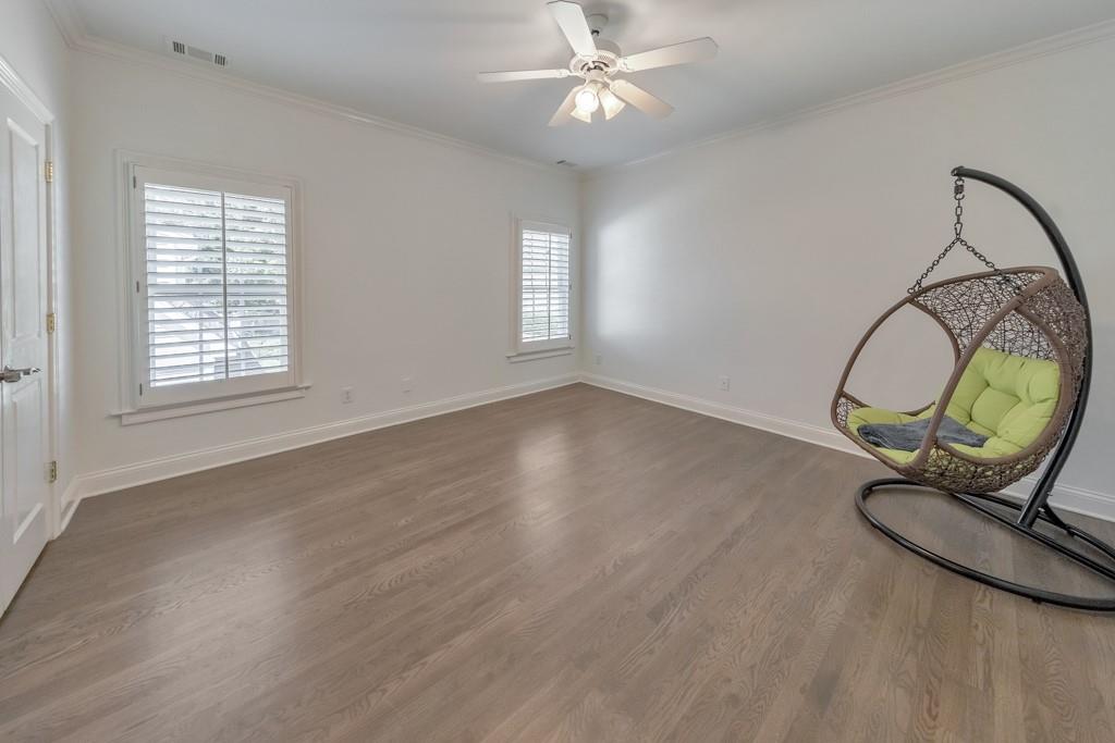 3901 Hazelhurst Drive Northeast Marietta, GA 30066 - Photo 35 of 79 a view of a room with gym equipment and windows