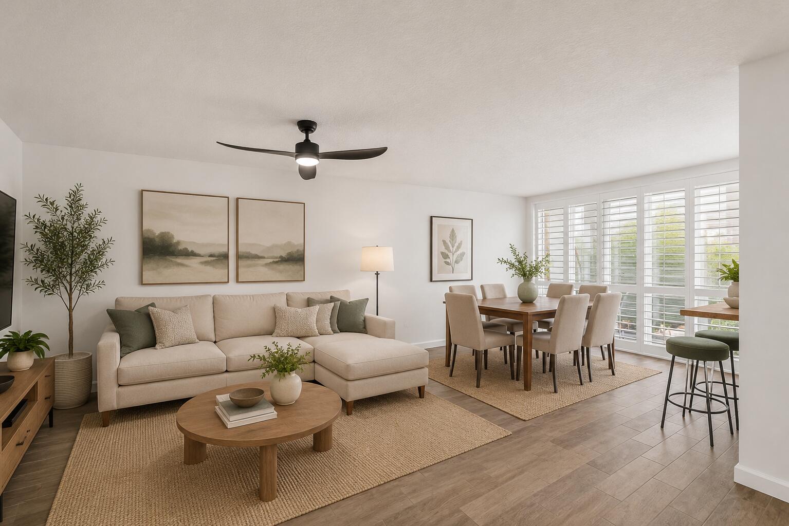 500 Davis Road, Unit 37 Palm Springs, FL 33461 - Photo 7 of 45 Virtually Staged Living area