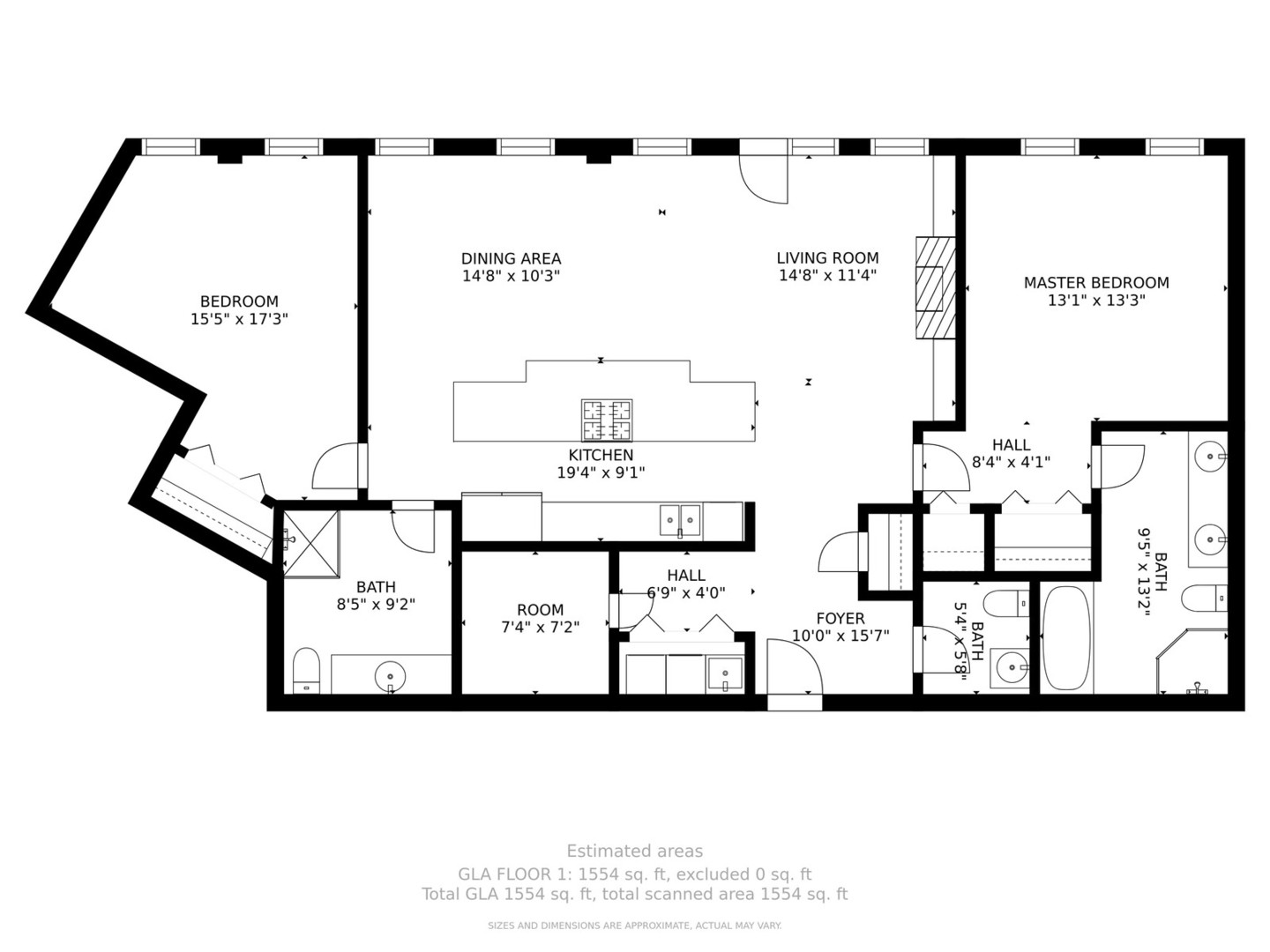 3755 North Racine Avenue, Unit 4E Chicago, IL 60613 - Photo 29 of 29 a picture of a floor plan