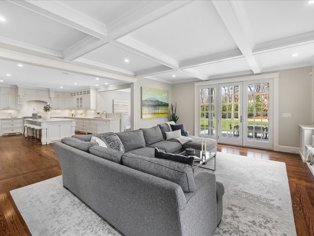 241 Bristol Road Wellesley, MA 02481 - Photo 11 of 42 a living room with furniture and a large window