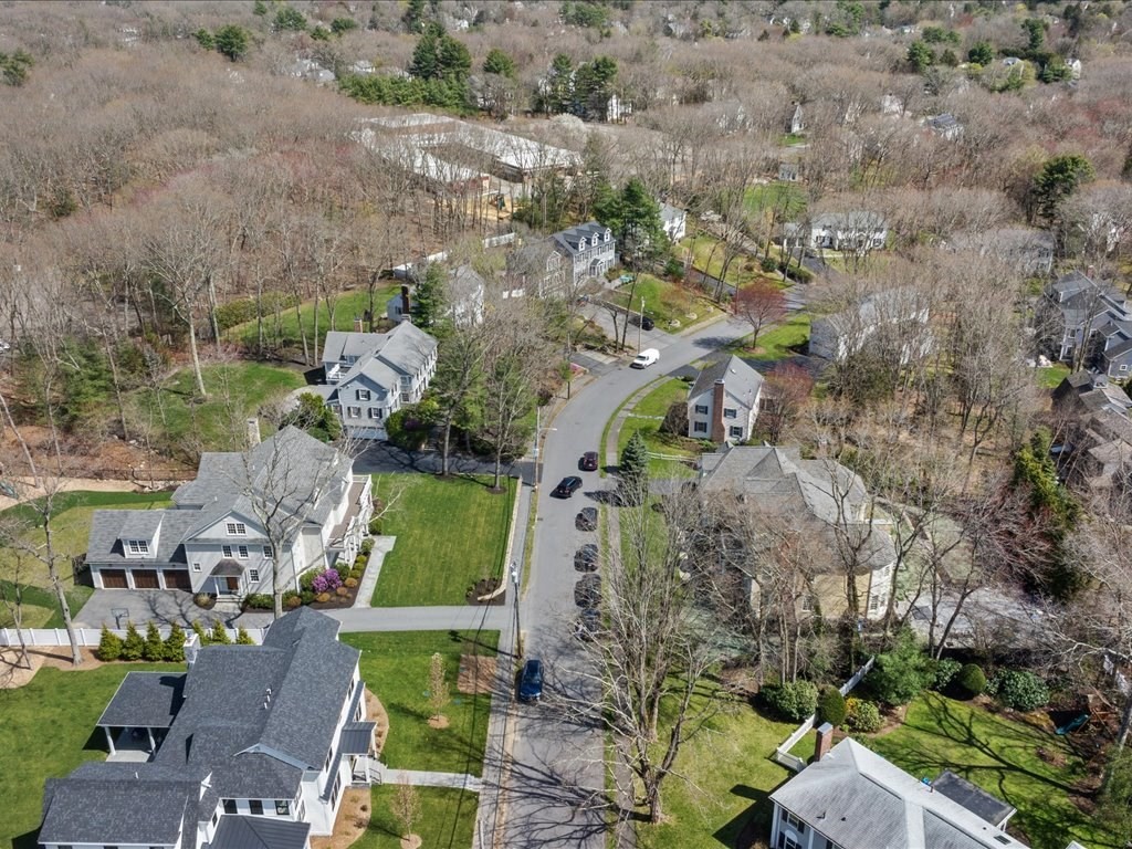 241 Bristol Road Wellesley, MA 02481 - Photo 4 of 42 an aerial view of a residential houses with outdoor space