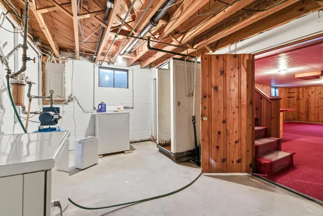 a backyard of a house