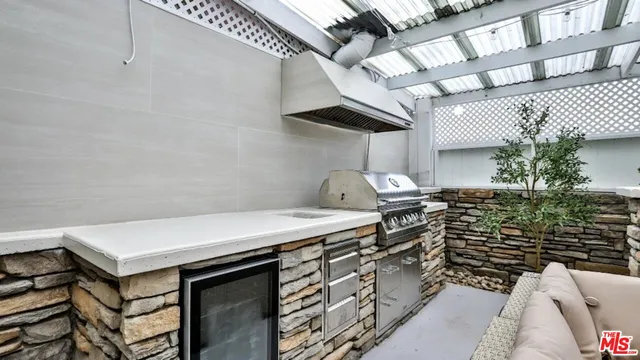 a kitchen that has a lot of fruit in it