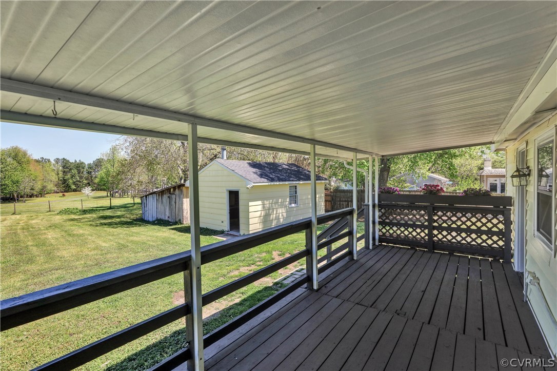 1870 Old Hanover Road Sandston, VA 23150 - Photo 20 of 25 Looking back to the Detached Workshop/Studio.