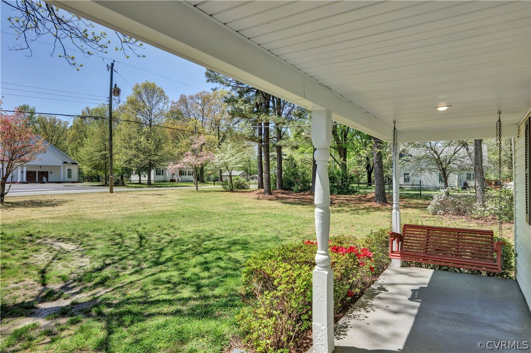 1870 Old Hanover Road Sandston, VA 23150 - Photo 3 of 25 I never met a porch swing that I didn't like - How