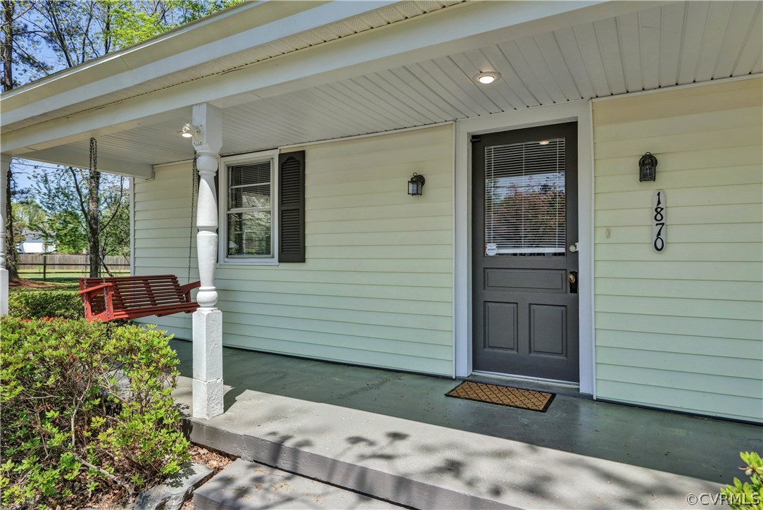 1870 Old Hanover Road Sandston, VA 23150 - Photo 4 of 25 Lovely covered Country Porch...freshly painted det