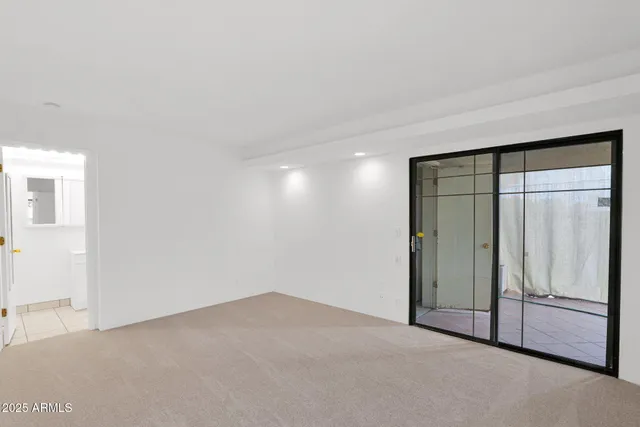 a view of an empty room