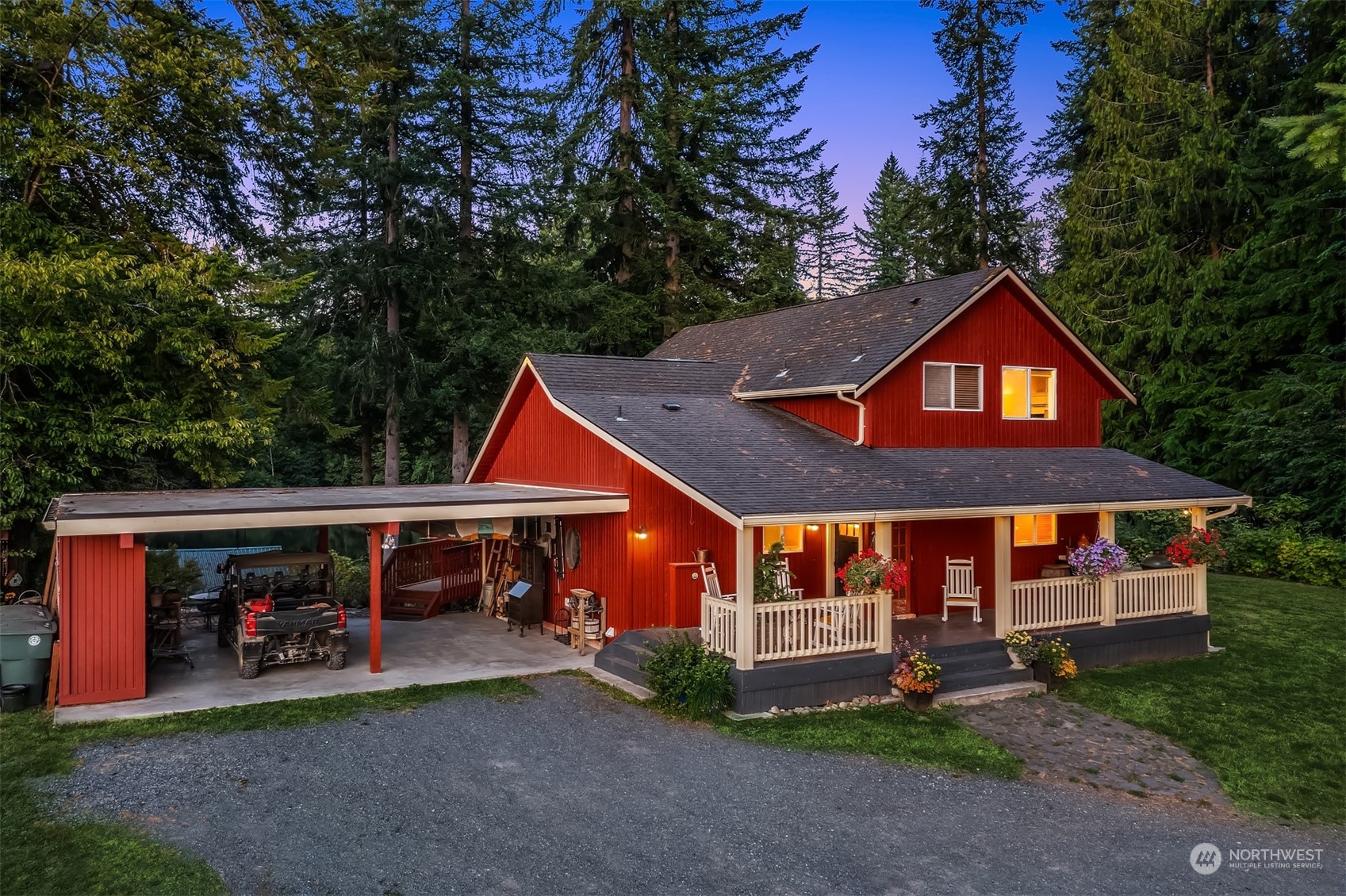 7715 Robe Menzel Road Granite Falls, WA 98252 - Photo 26 of 38 a front view of a house with garden