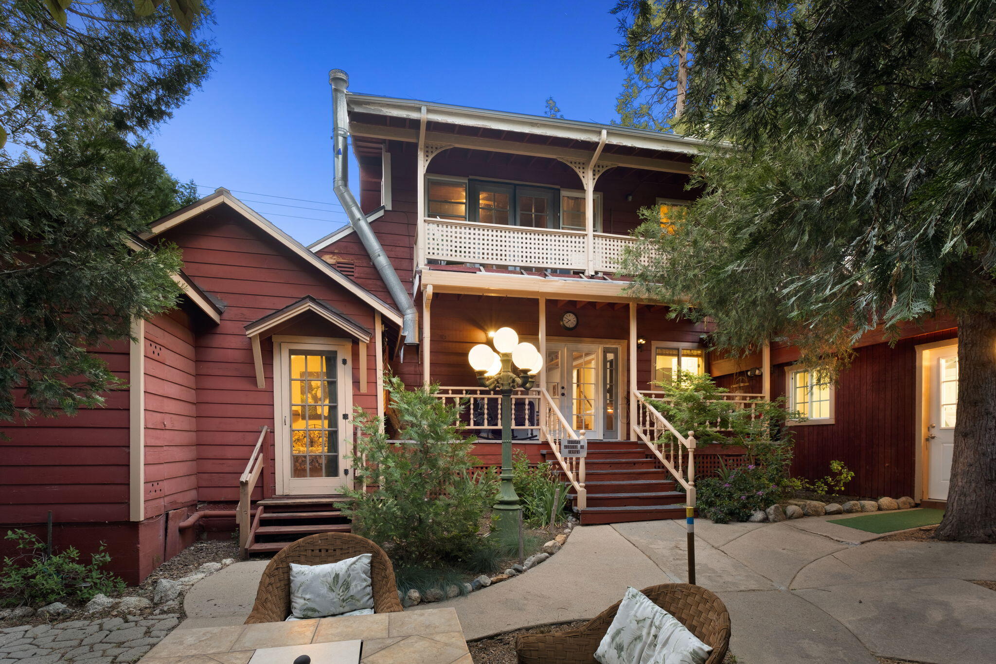 25210 Fern Valley Road Idyllwild, CA 92549 - Photo 2 of 127 a front view of a house with a yard