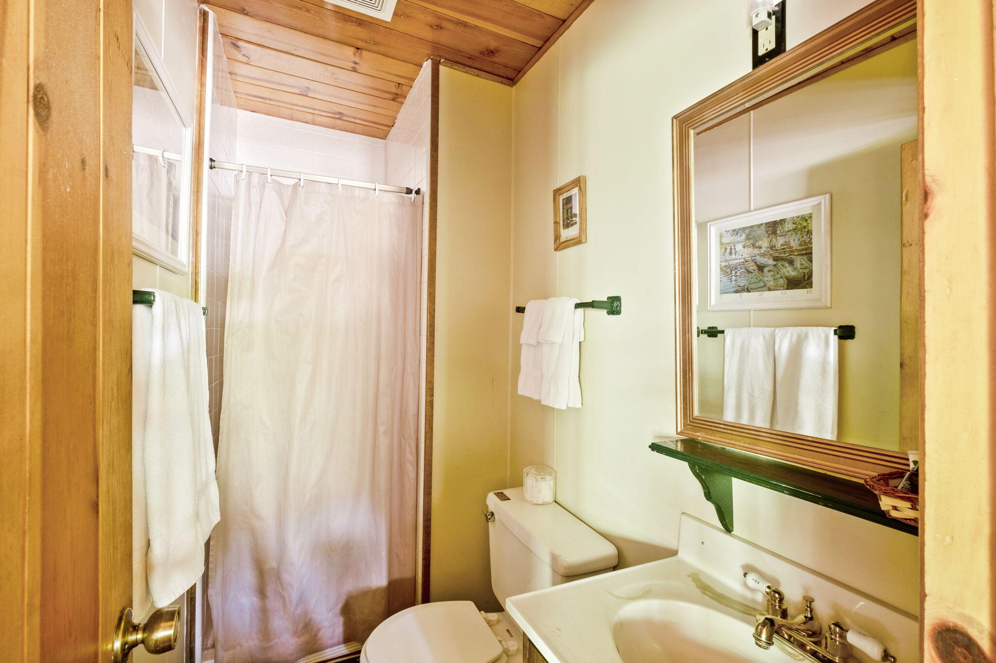 25210 Fern Valley Road Idyllwild, CA 92549 - Photo 62 of 127 a bathroom with a sink and a mirror