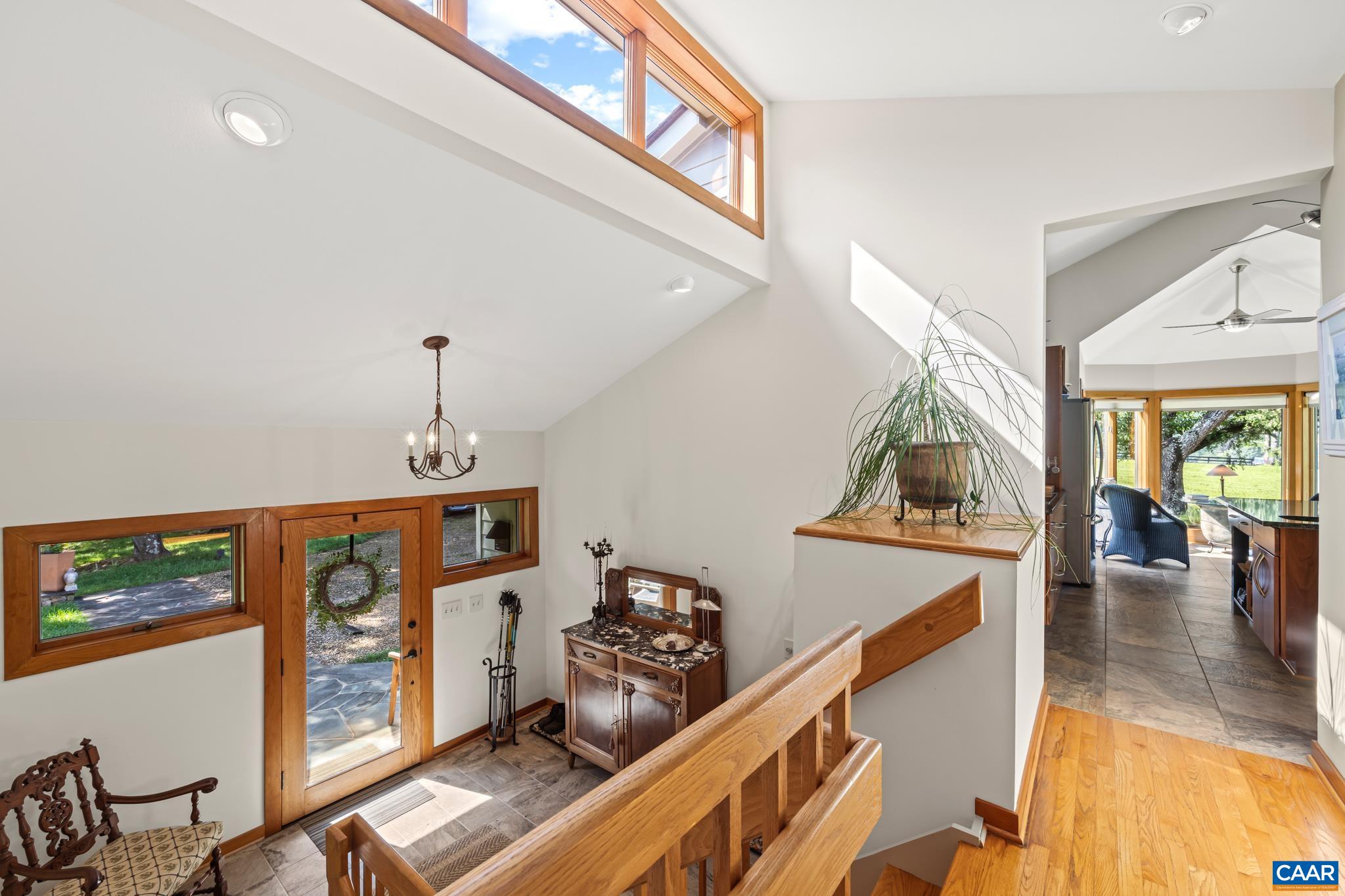 456 Roberts Mountain Road Faber, VA 22938 - Photo 12 of 59 Looking down to Main Foyer