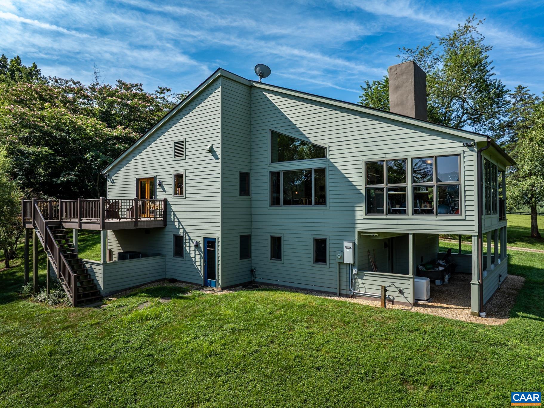 456 Roberts Mountain Road Faber, VA 22938 - Photo 3 of 59 a view of a house with backyard and porch