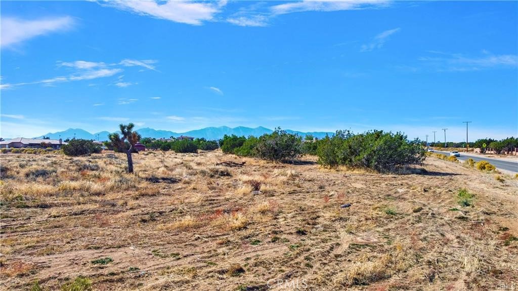 0 El Centro Road Oak Hills, CA 92344 - Photo 9 of 16 a view of a dry yard with wooden fence