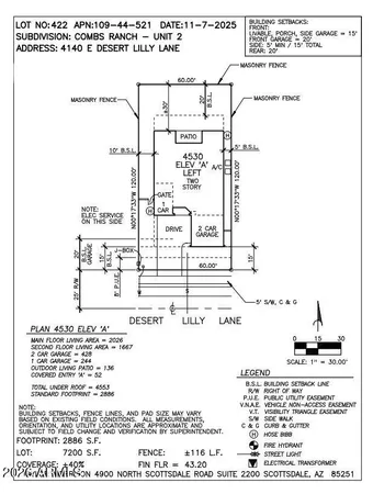 $661,792 | 4140 East Desert Lilly Lane, San Tan Valley, AZ 85140