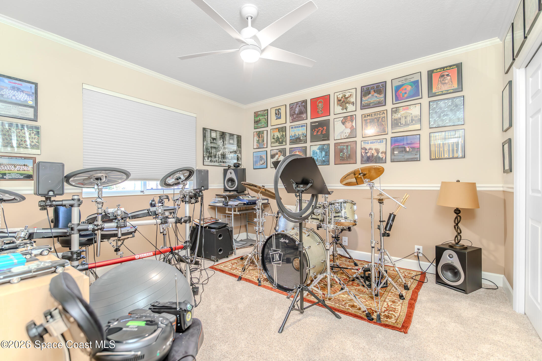 8201 Compton Way Melbourne, FL 32940 - Photo 34 of 52 a room with gym equipment