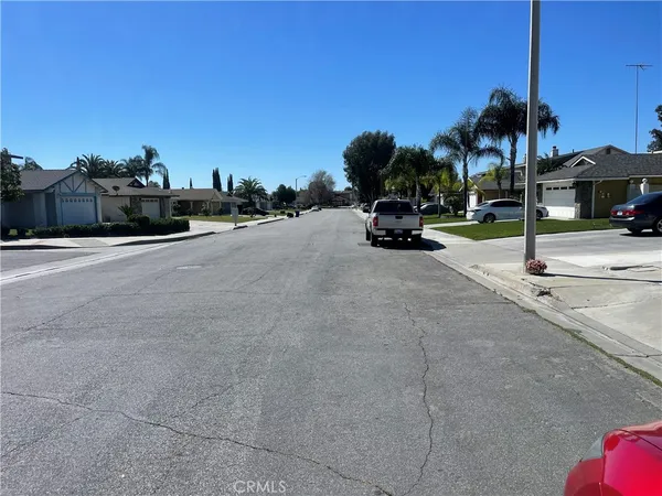 a car parked on the side of the road